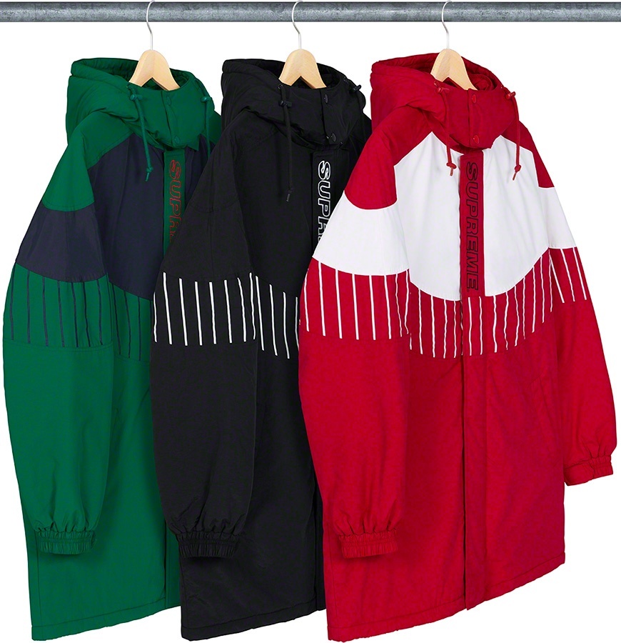 Pinstripe Panel Sports Parka view 24
